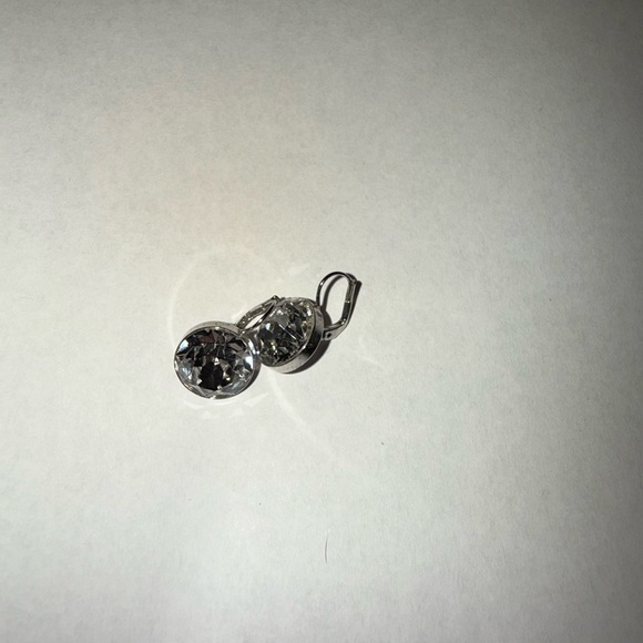 Swarovski Bella Silver Crystal Earrings - Picture 3 of 4